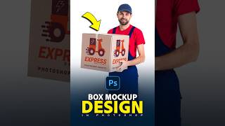 How to Create a Realistic Box Mockup in Photoshop - Photoshop Shorts Tutorial