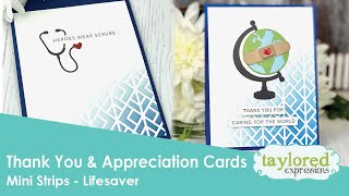 Thank You & Appreciation Cards (Mini Strips Lifesaver)