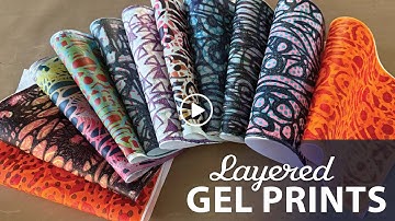 How to Layer Stencils Successfully | Mixing Patterns for Gel Printing–Tutorial Tidbits