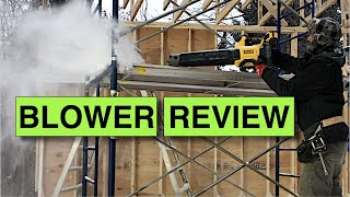 Also blows snow! Dewalt 20v Max XR Leaf Blower REVIEW  DCBL722P1