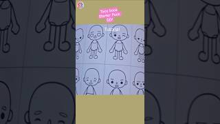 Toca boca Starter pack diy Tutorial #paperdiy #howto