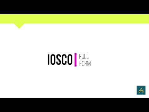 Full Form Of IOSCO