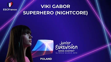 Viki Gabor | Superhero (Nightcore) | Junior Eurovision 2019 (Poland 🇵🇱)