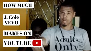 How much J. Cole VEVO makes on Youtube - YT Money Business Model