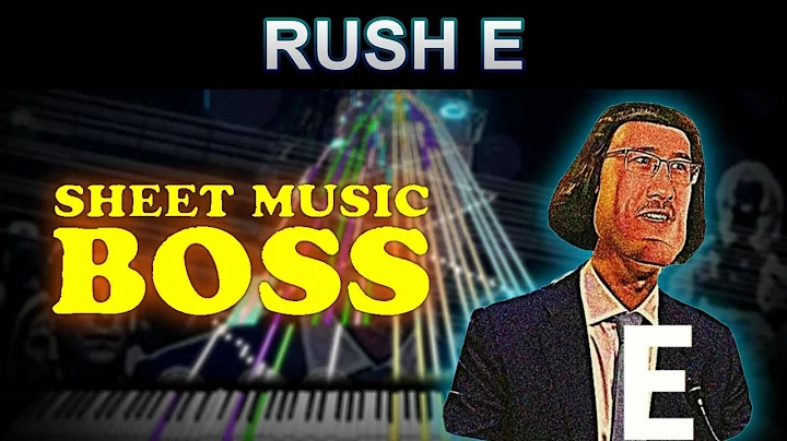 『Black MIDI』 Andrew Wrangell, Samuel Dickenson - Rush E | w/ Sheet Music Boss