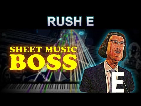 『Black MIDI』 Andrew Wrangell, Samuel Dickenson - Rush E | w/ Sheet Music Boss