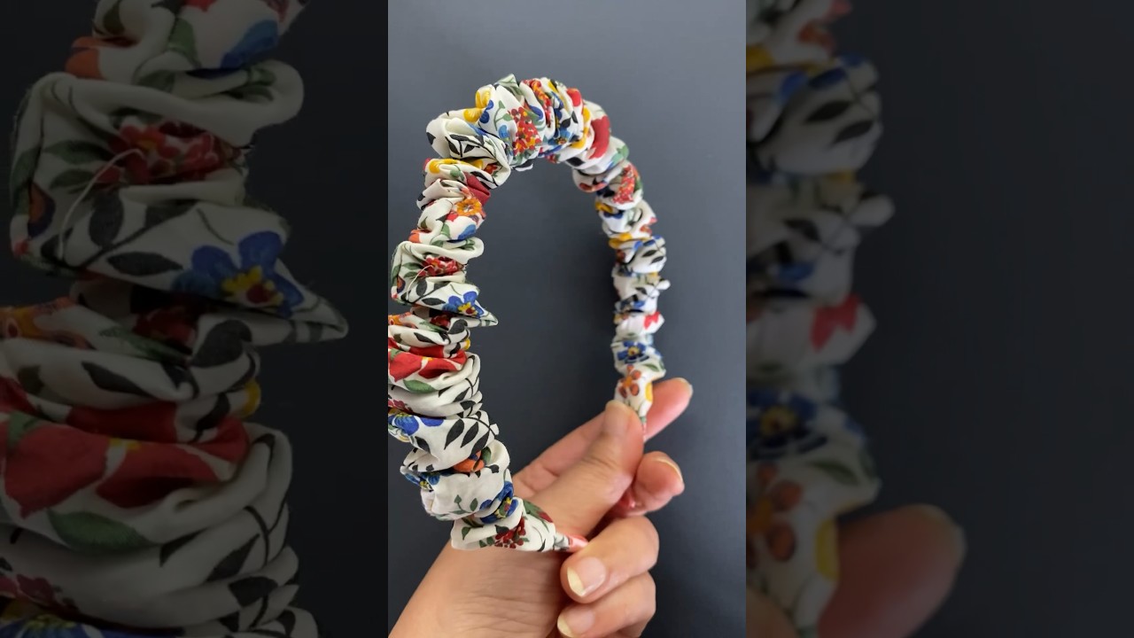 🤩Scrunchie Headband | Ruffle Headband | स्क्रंची हेडबैंड | Tiara Scrunchie 