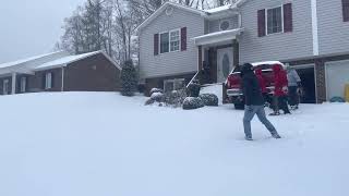 Calming snowfall - Morganton, NC