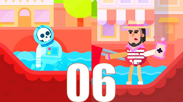 Bowmasters - Gameplay Walkthrough 6 Epic Wins | New Characters - Fei Li Vs General D