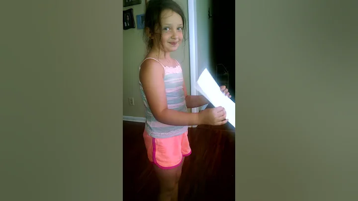 Amaris singing her Father's Day sing to Todd
