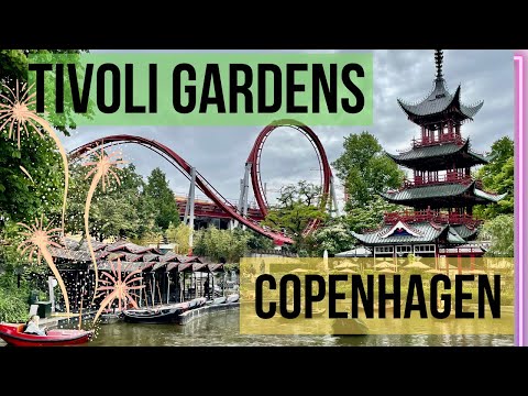 Vídeo: Tivoli Gardens and Amusement Park em Copenhague