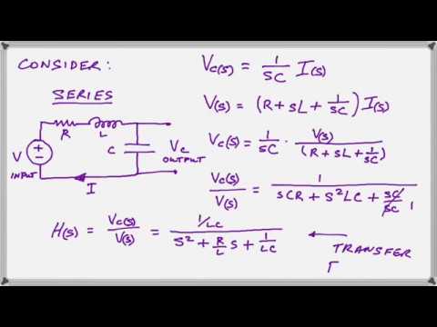 Transfer Functions For Rlc Circuits And Motors Youtube