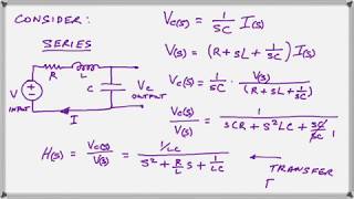 Transfer Functions For Rlc Circuits And Motors Youtube
