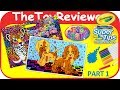 Part 1 - Lisa Frank Coloring Book Page Puppies Crayola Markers Unboxing Toy Review by TheToyReviewer