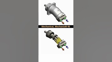 Axial Piston Pump in 60 Seconds! #pump #3ddesign #mechanical #solidworks #mechanism #cad #axialpump