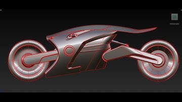 CONCEPT BIKE IN AUTODESK ALIAS AUTOSTUDIO 2021 PART 8