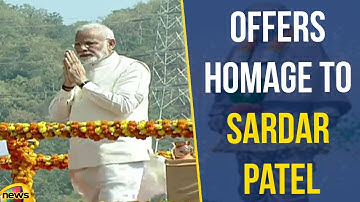 PM Modi Offers Floral Homage To Sardar Patel At Statue of Unity | Mango News