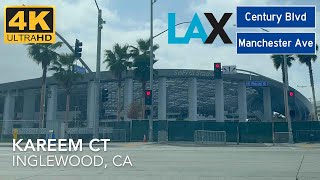 [4K] Drive Los Angeles from The Forum, SoFi Stadium to Tom Bradley International Terminal at LAX