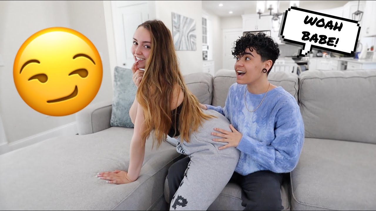 RUBBING MYSELF ON MY BOYFRIEND *HE GRABBED IT*