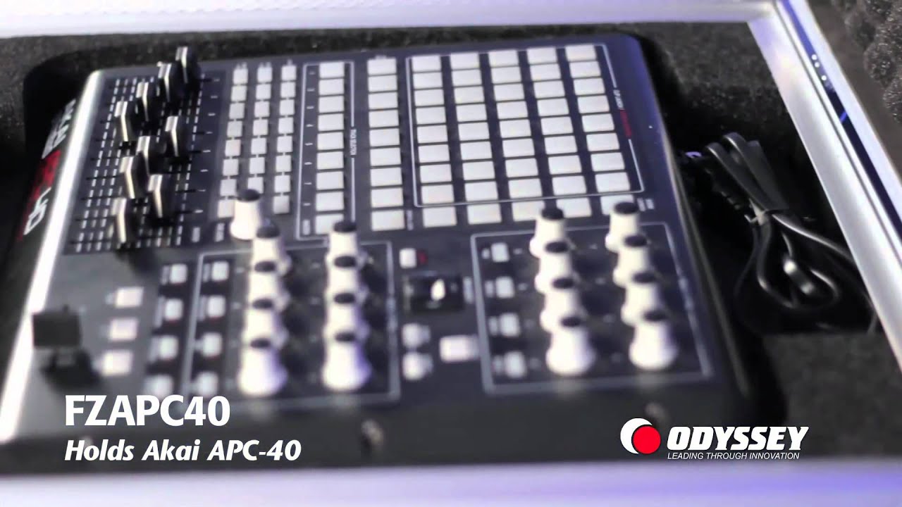 Akai APC40 Ableton Live Performance Controller Flight Zone® Carry Case: FZAPC40 by Odyssey