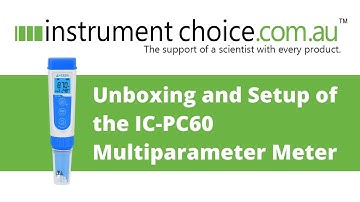 Unboxing and Set Up of the IC-PC60 Premium Multiparameter Meter (pH/EC/TDS/Salinity/Temp.)