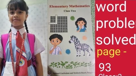 Class 2, Elementary mathematics 2025 ,page _89 English version.(Easy solution).#maths#viralmaths#fyp