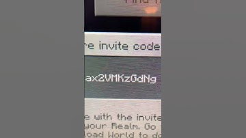 Minecraft Realm code Bedrock/Java