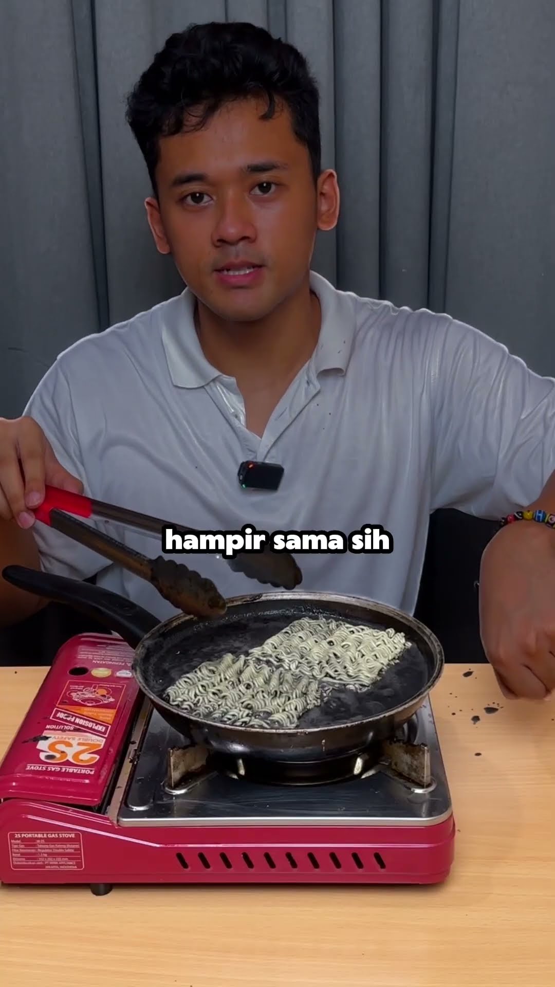 Masak Indomie Arang