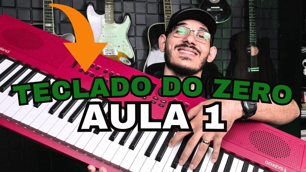 Teclado do zero – Aula 1: conhecendo as teclas e os acordes