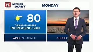 Cooler and dryer week ahead WTOL 11 Weather