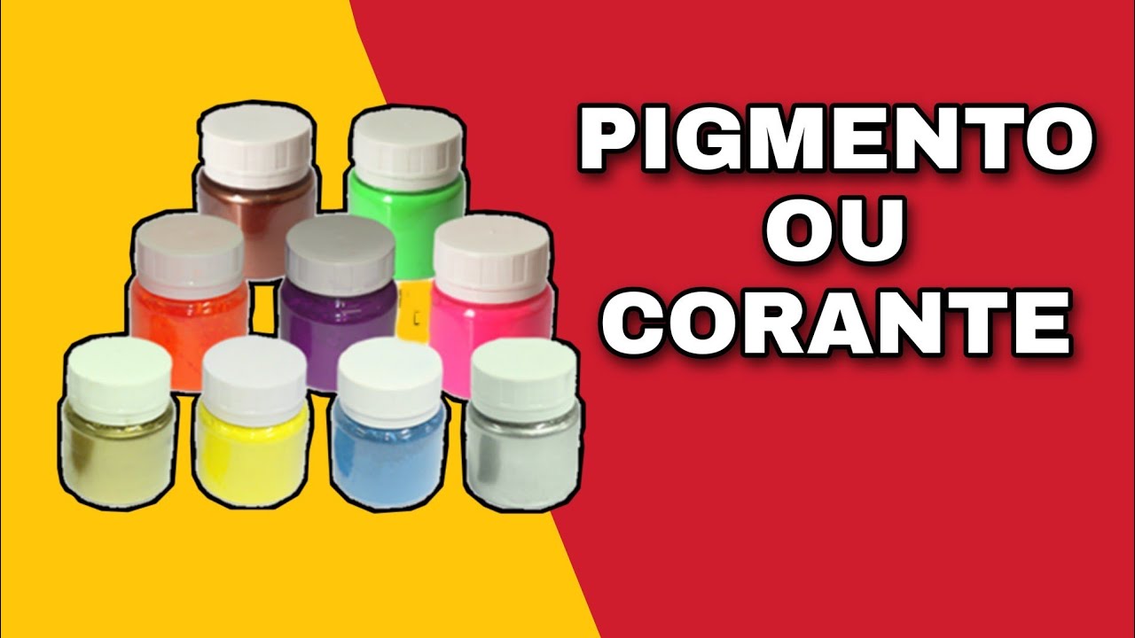 Como colorir a resina - Pigmento, Corante
