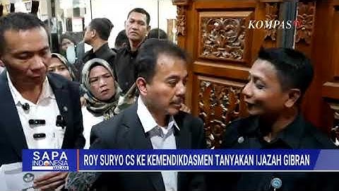 Bentangkan Poster, Roy Suryo CS Desak Mendikdasmen Cabut Pernyataan Kesetaraan Ijazah Gibran
