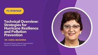 ECU CSE3 Webinar: Strategies for Hurricane Resilience and Pollution Prevention, Dr. Carol Massarra