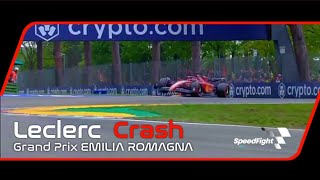 F1 Emilia Romagna Grand Prix | Leclerc Crash 🏁