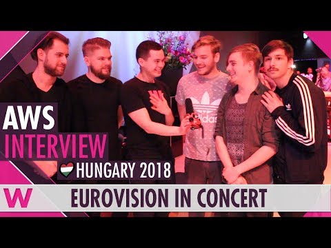 AWS (Hungary 2018) Interview | Eurovision in Concert 2018