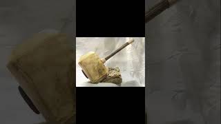 85 - Life Size Thors Hammer Movie Prop from Solid Lignum Vitae Densest Wood on Earth