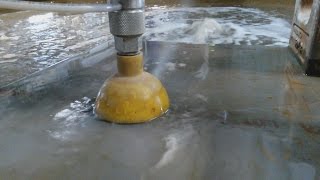 Cutting Metal With Water! Omax Water Jet in Action