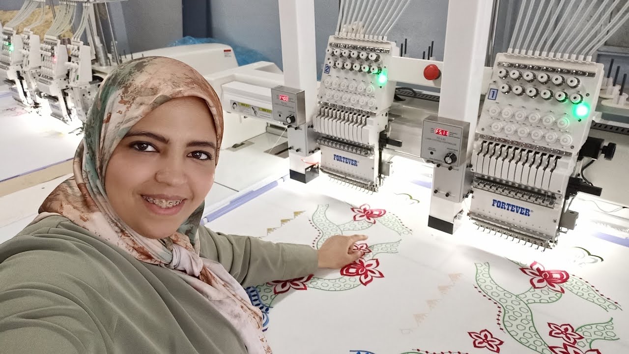 اجيو تشوفو جديد مكينات تطريز والخياطة واشمن مكينة بغات ام عتمان زيدات