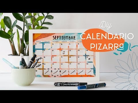 Cómo Hacer Un Calendario En Una Pizarra Blanca