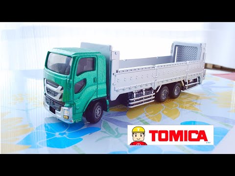 トミカ改造いすゞギガケーブルドラム輸送車 トミカ改造 いすゞ