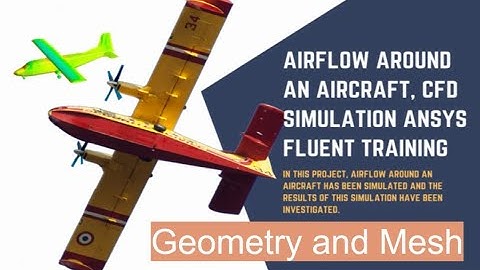 Airflow around an Aircraft, CFD Simulation ANSYS Fluent Training