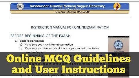 RTMNU MCQ GUIDELINES | MCQ APP DOWNLOAD | FINAL YEAR EXAMINATION | ASHISH SIR