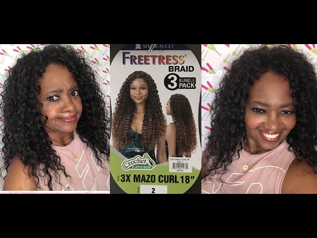 FreeTress Crochet Braids 3X Mazo Curl 18 (3-PACK, 2)