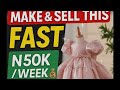 Sew This Luxury Party Dress That Sells Fast! /Step by Step tutorial/ Profit Tips.