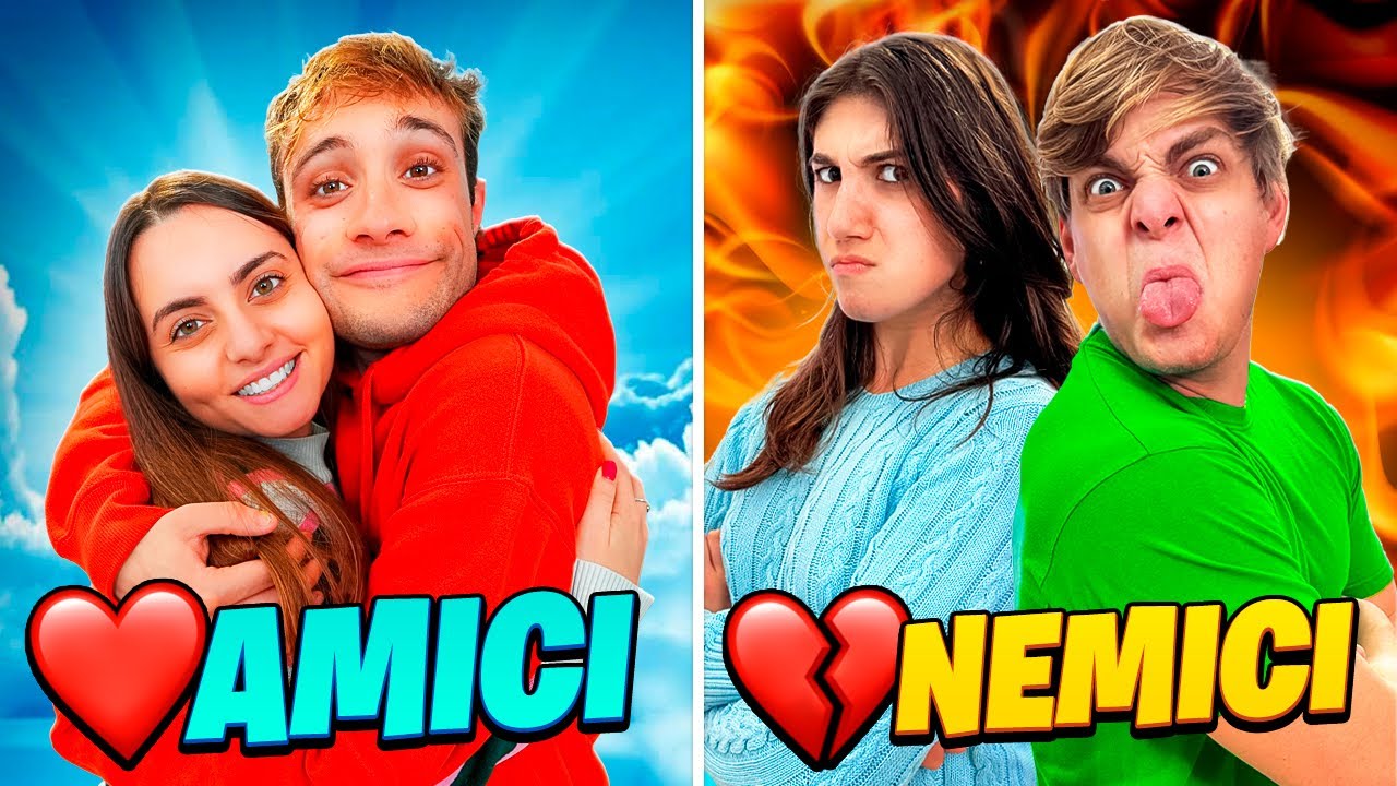 AMICI BUONI😇 VS NEMICI CATTIVI 😈 A SCUOLA! 📚