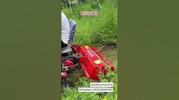 Multifunctional tractor and small rotary cultivator can easily remove weeds. #Tractor #RotaryTiller