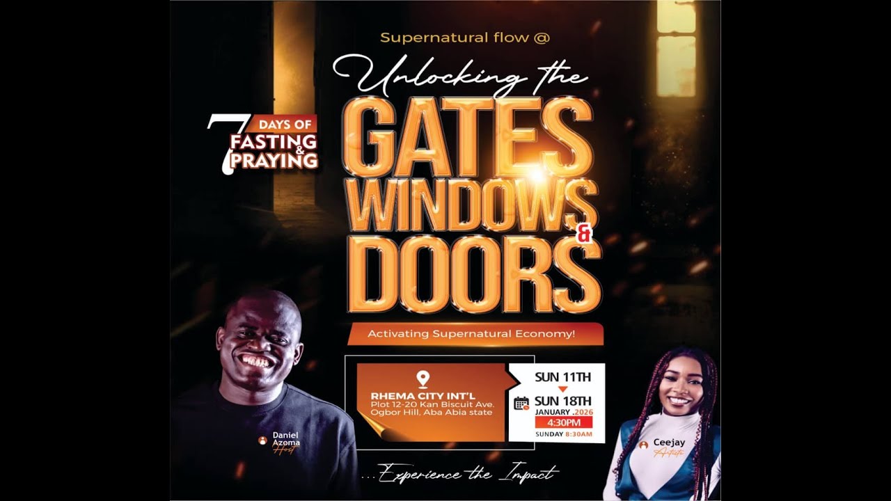 UNLOCKING THE GATES, DOORS AND WINDOW 2026