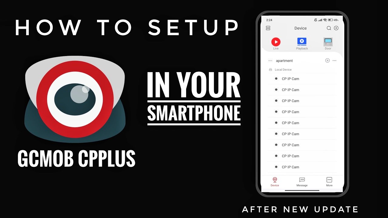 How To Connect/Add/Pair gCMOB CPPlus to Smartphone After New Update ...