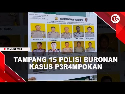 15 ANGGOTA POLRESTABES MEDAN JADI BURONAN KASUS PERAMPOKAN | U-NEWS