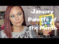 January palette of the month look 2 giveaway open